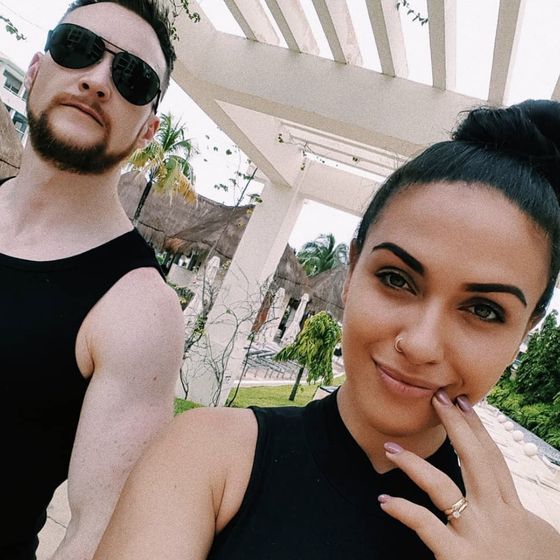 Helô e Eric em Cancún