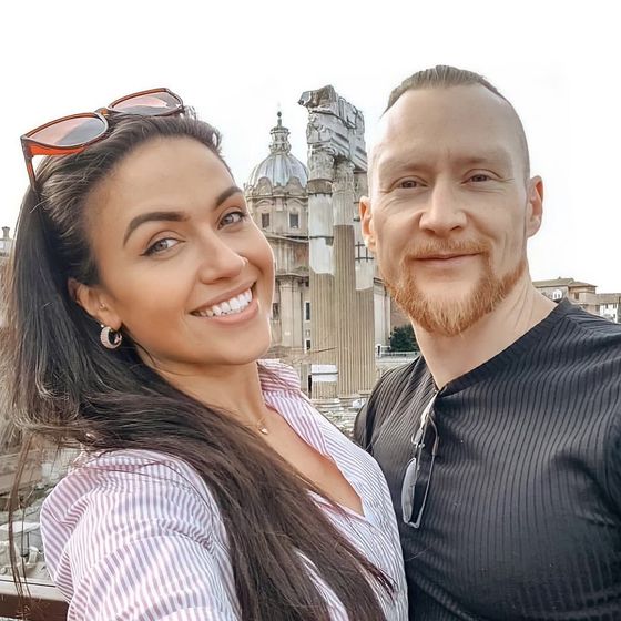 Helô e Eric em Roma